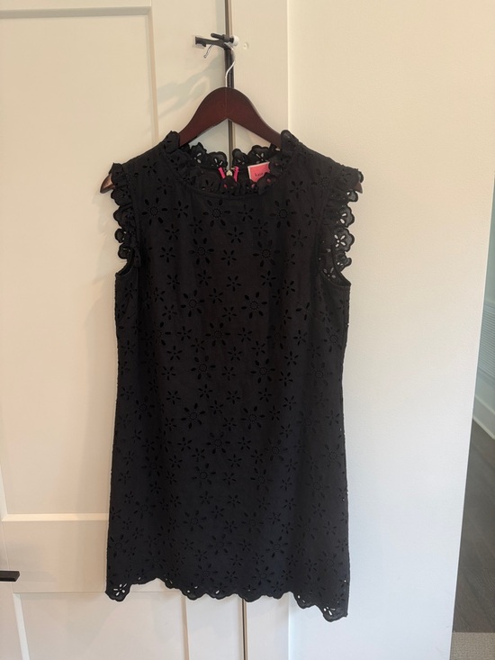 kate spade Dresses & Skirts - kate spade Black Floral Eyelet Sleeveless Mini Dress size 2